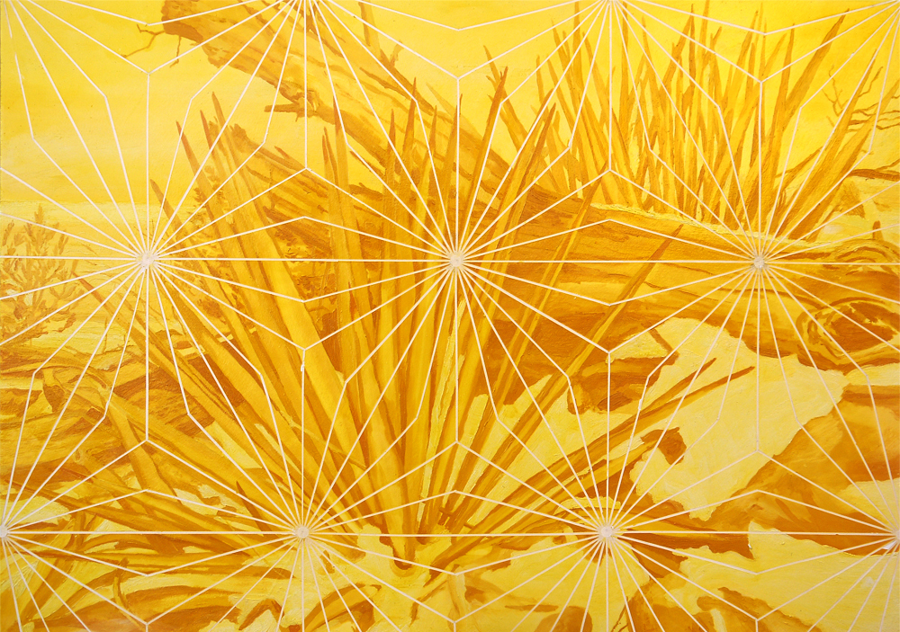 Matthew Mullins , Sun Mountain , Oil on Canvas, 30" x 40" (76cm x 101cm)