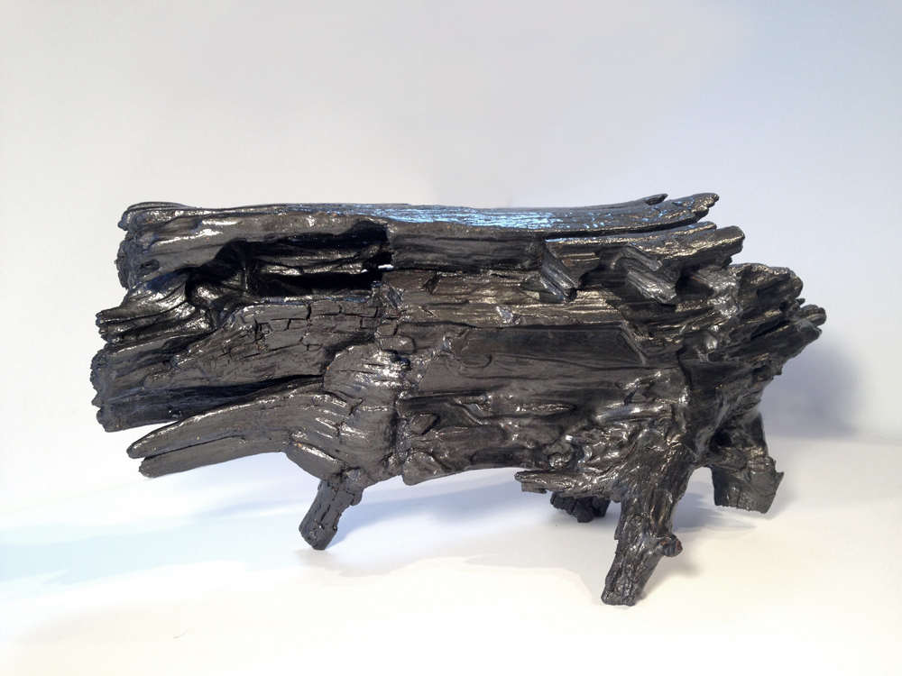 Matthew Mullins, Tripod, Graphite on Found Wood