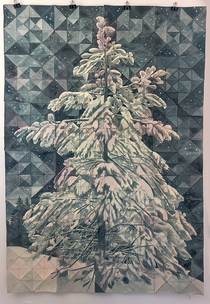 Snowy Pine