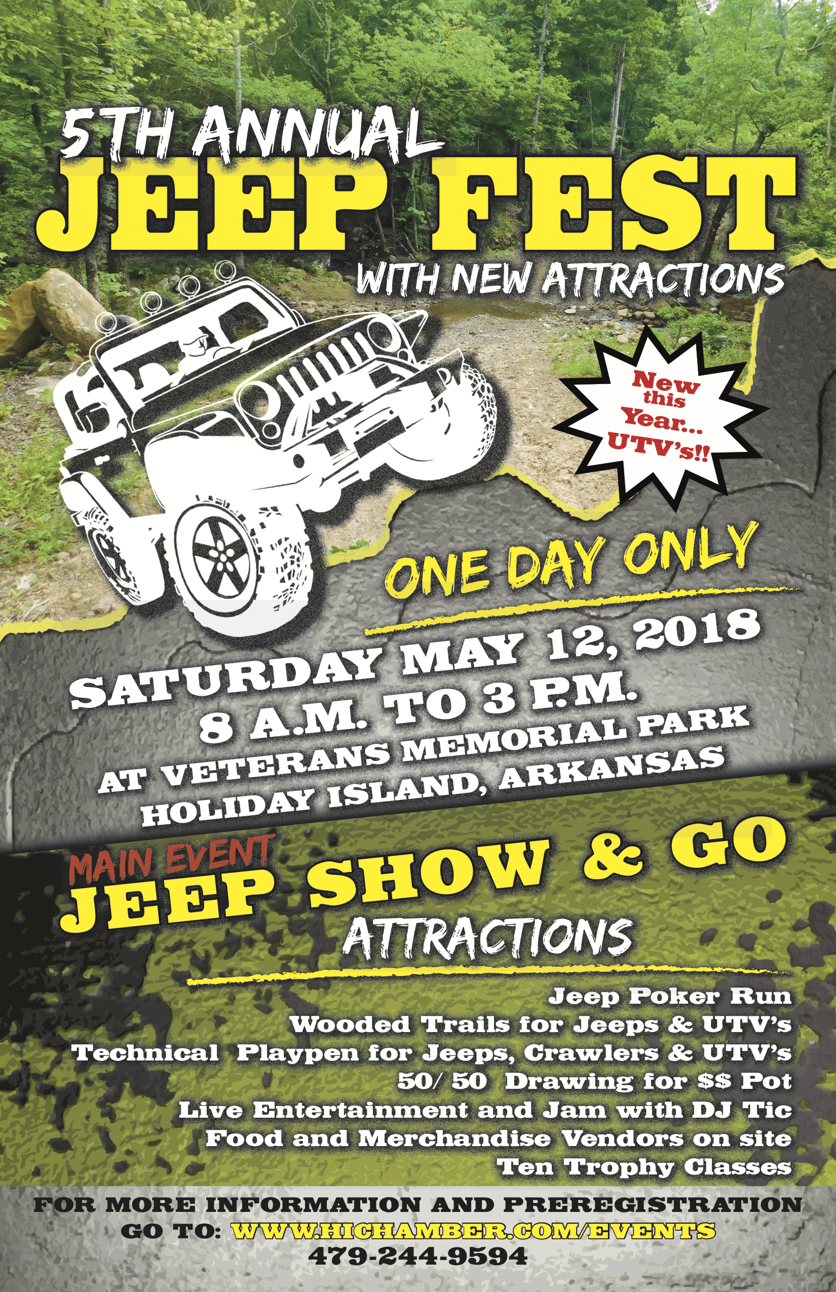 5th Annual Jeep Fest at Holiday Island, Arkansas (2018)