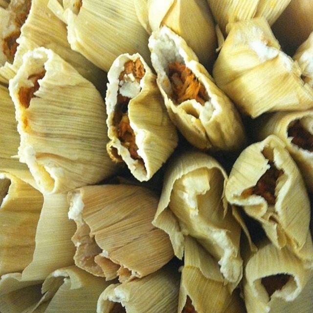 Pork Tamales with a side salad for your lunch! 
Soups &bull;Chicken Pozole&bull; &bull;Potato Leek&bull; 
Bluemoontulsa.com
918-749-7800

#breakfast #lunch #freshbaked #bread #pastries #pies #fresh #soups #salads #bestburgers #porktamales #lunchtimei