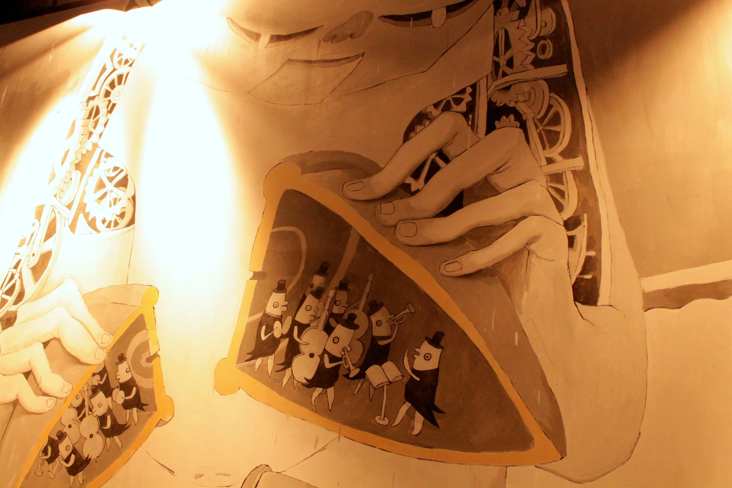 Mural at Seaplane museum