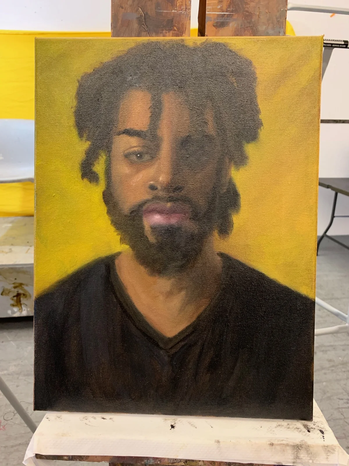 2nd Portrait by Stephanie Echeveste, from Manu Saluja’s class (2nd session)