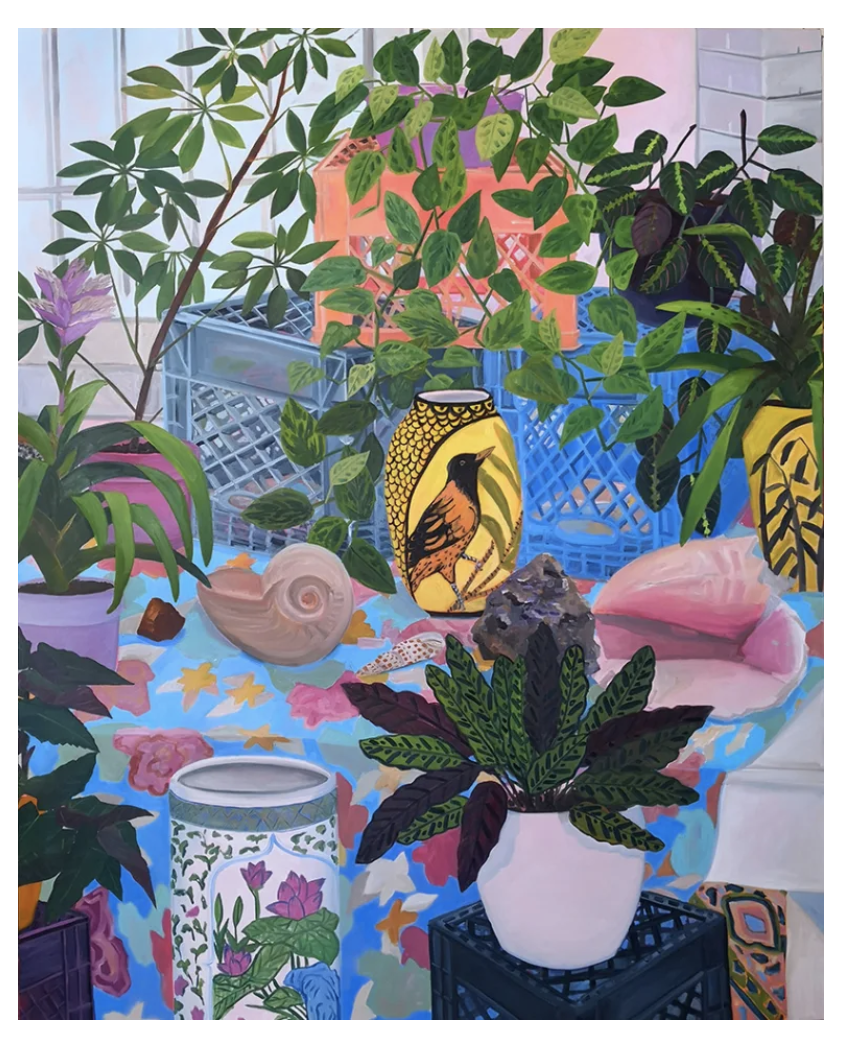Anna Valdez’s Bird Vase in Studio via Hashimoto Contemporary