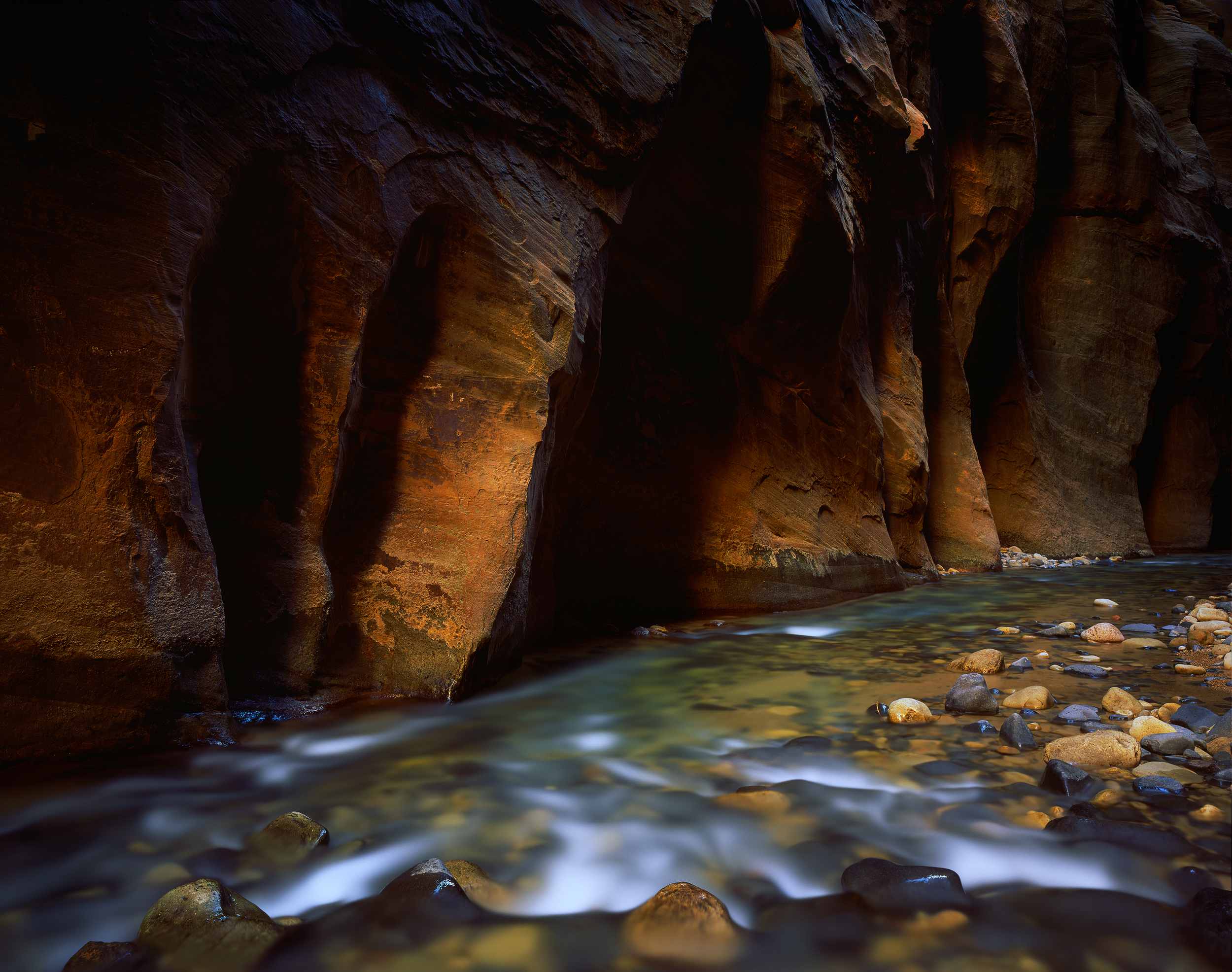 "Through a Mirror Darkly" Shot on 4x5 Fuji Velvia 50, 90mm, f/45, 14:00 (!!!), polarizer