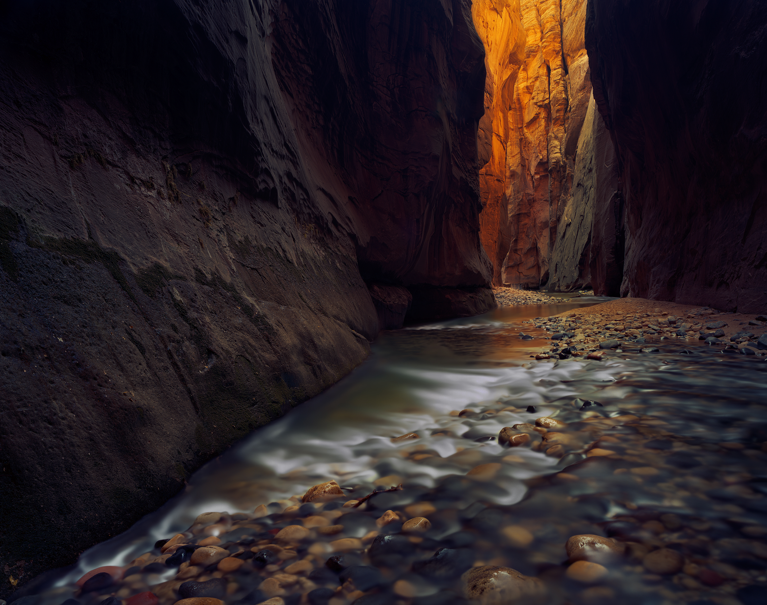 "Vanishing Darkness" Kodak Ektar 100, 90mm, 3:32, polarizer