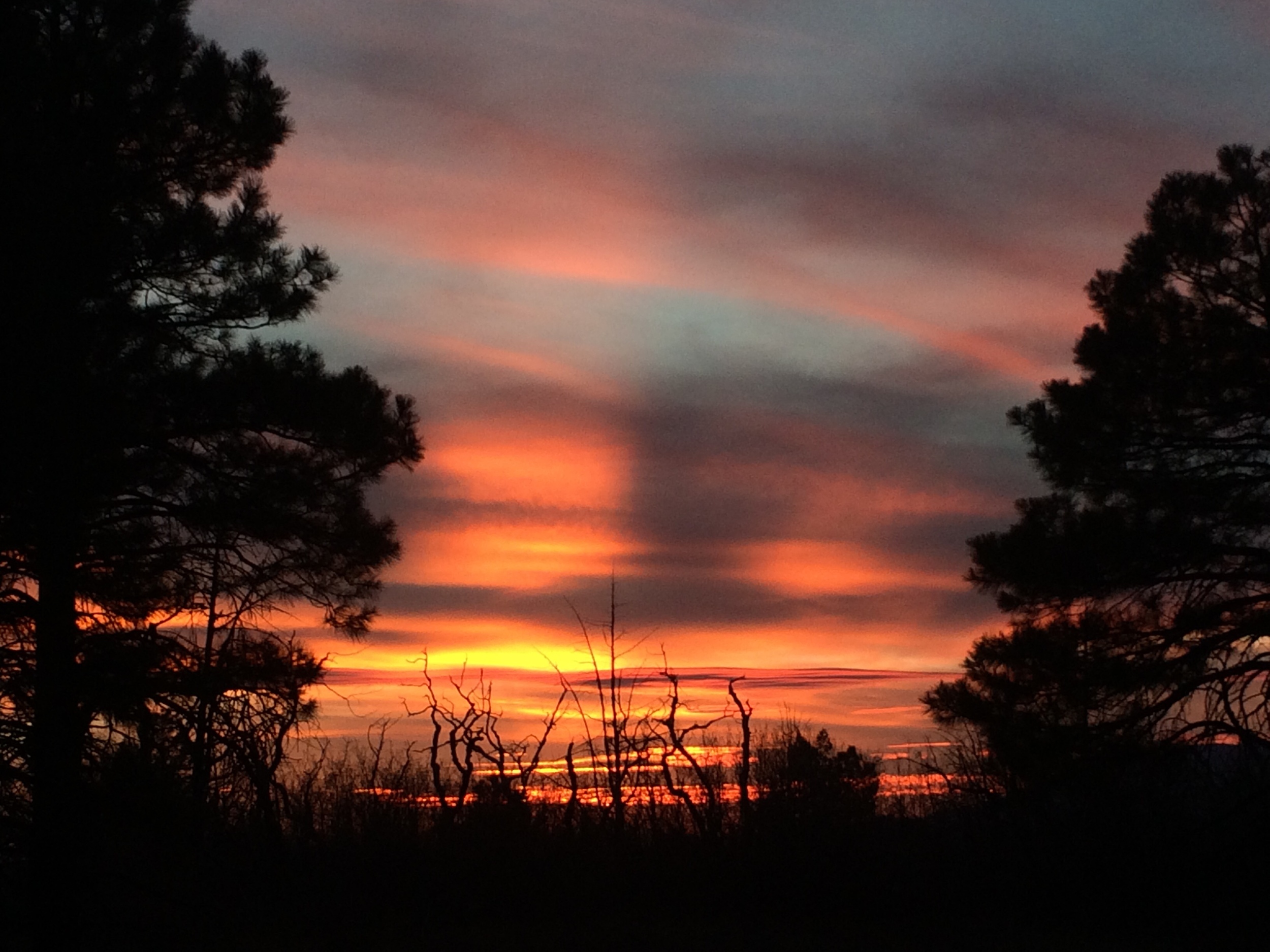 iPhone image of a spectacular sunset!