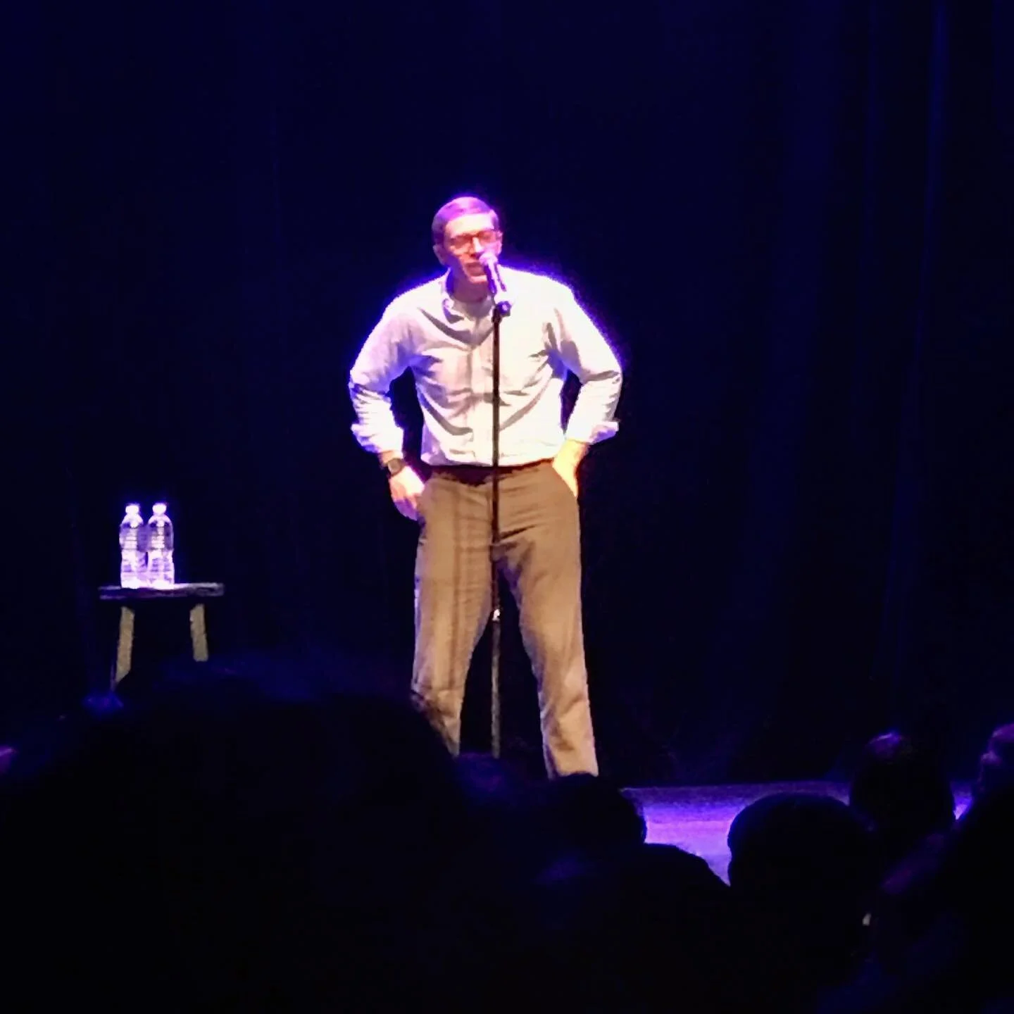 hello, my name is joe pera (right after this he chugged one of those water bottles, a wild night)