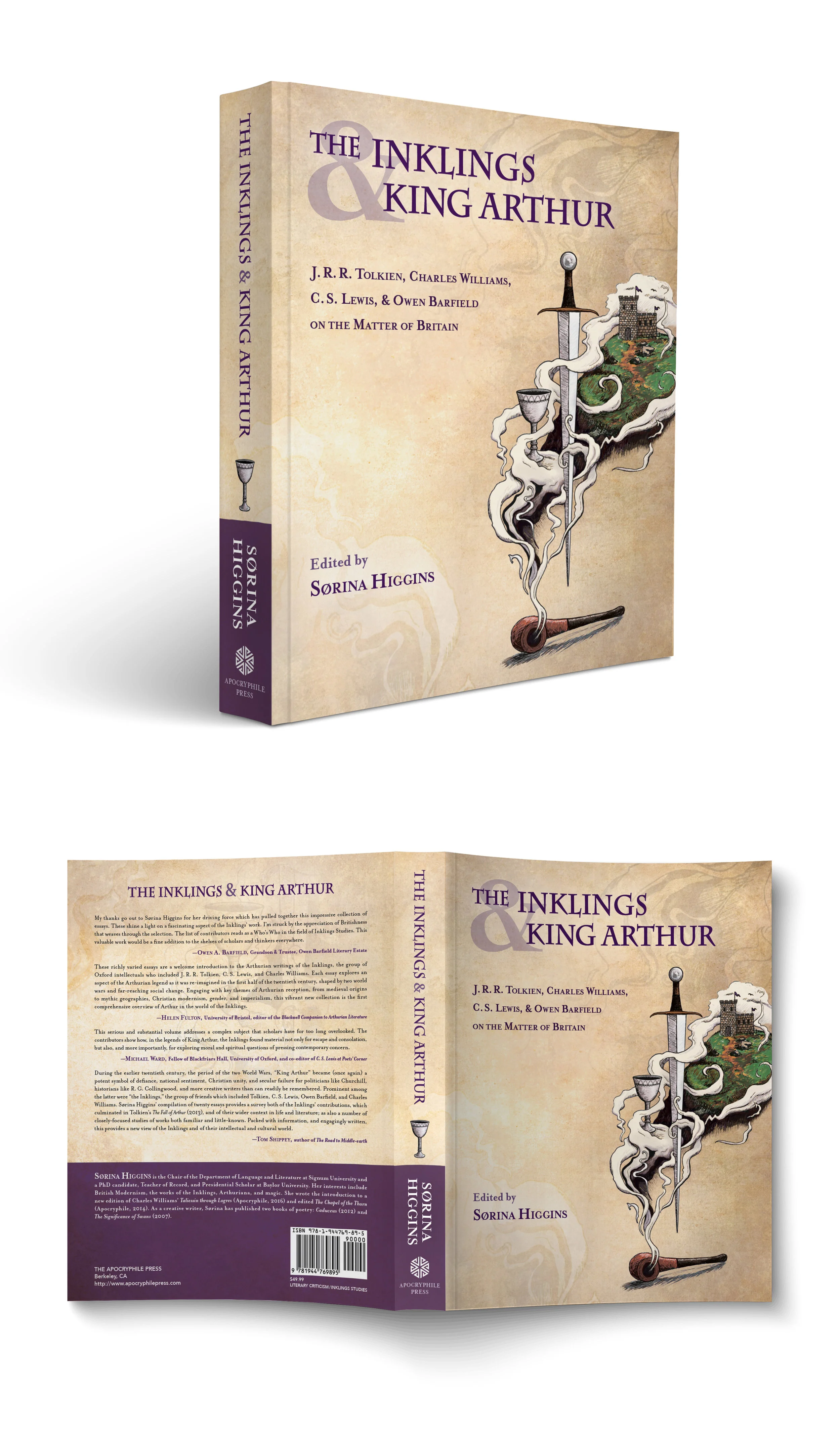 Cover Illustration & Design for The Inklings & King Arthur