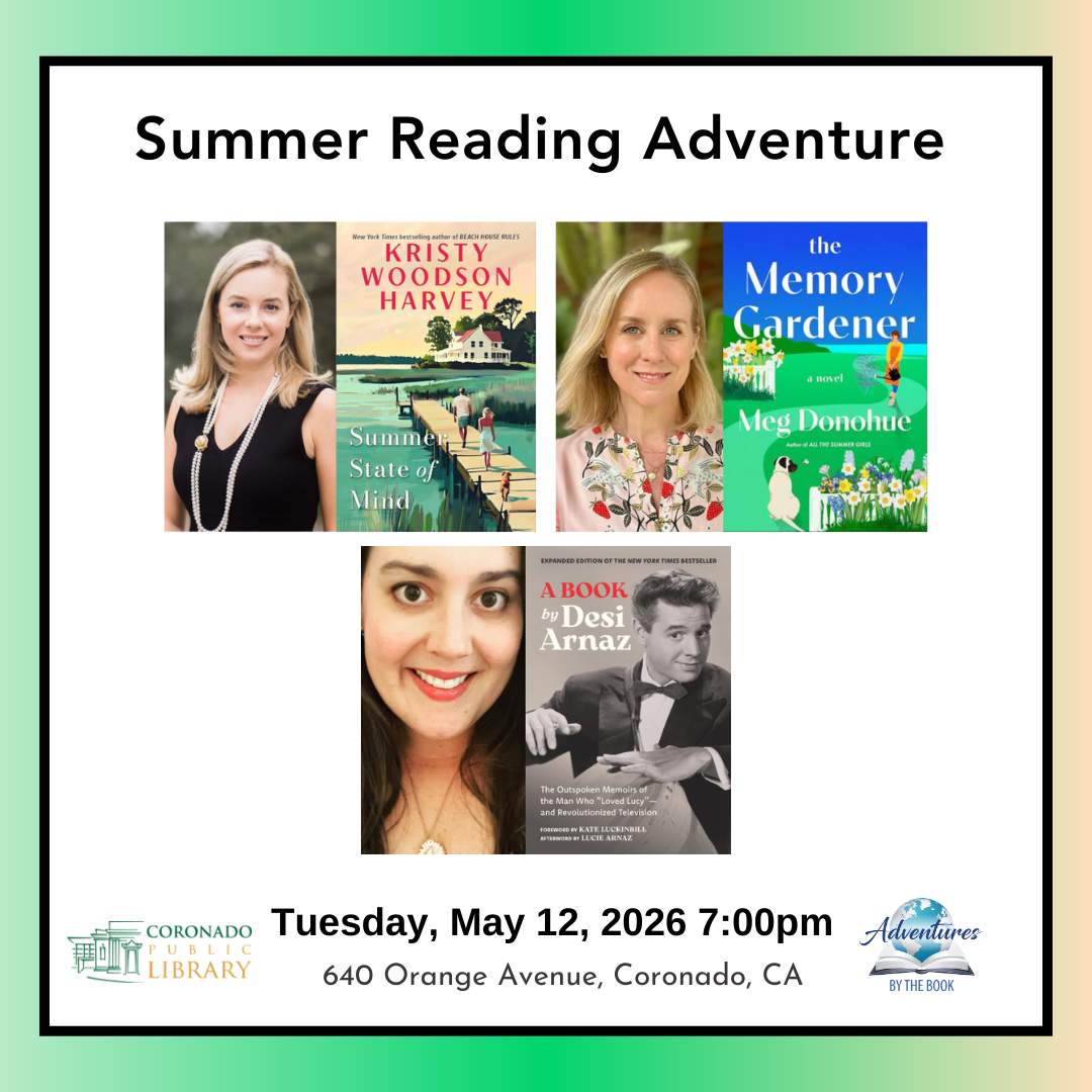 Meg Donohue with Kristy Woodson Harvey and Kate Luckinbill at Coronado Public Library in Coronado, CA
