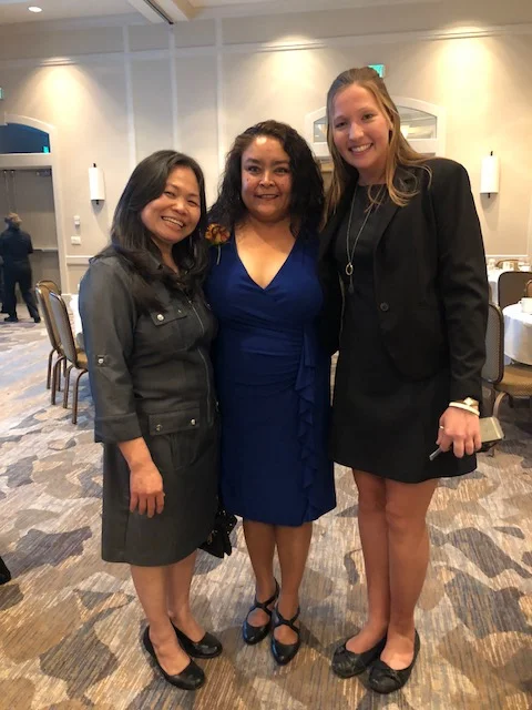 From left to right. Tamy Nguyen, Tomasa Ruiz, and Kim Heinle.