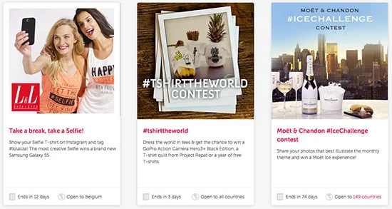 Instagram contests