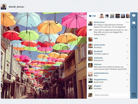 A popular Instagram photo