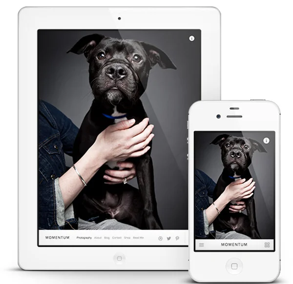 Squarespace mobile website