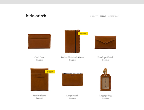 Squarespace e-commerce functionality