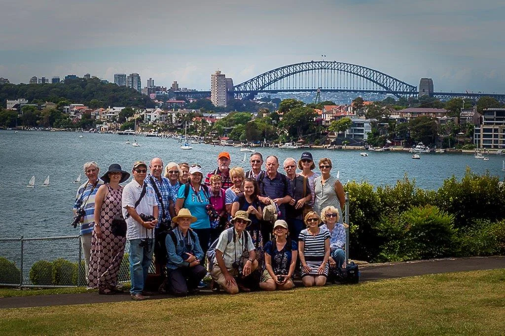 Members of LCCP at Cockatoo Island