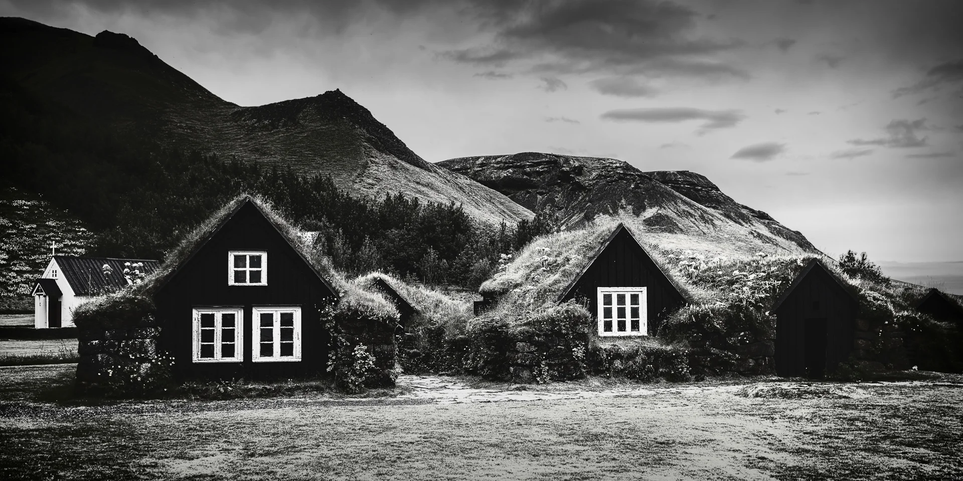 Skoga Farm, Iceland. Processed with NIK Silver Efex Pro (C) Michael Smyth 2016