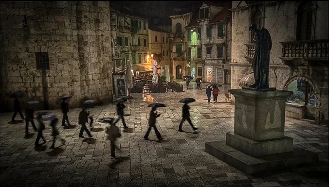 Rainy Night in Croatia (c) Steve Mullarkey 2018