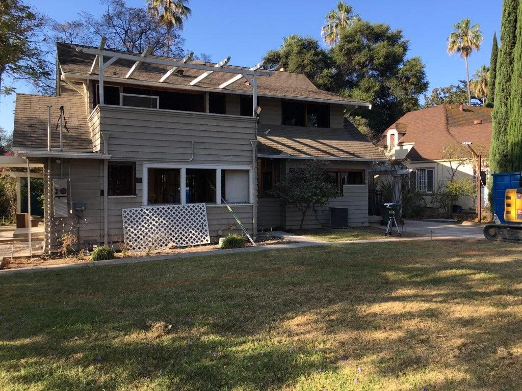 Great Crafstman home in Pasadena. Original structure since 1901. Selective demo and Excavation for a new basement. Foundation and framing work for 2,500 sq feet of a new basement, lst and 2nd floors new addition work.
