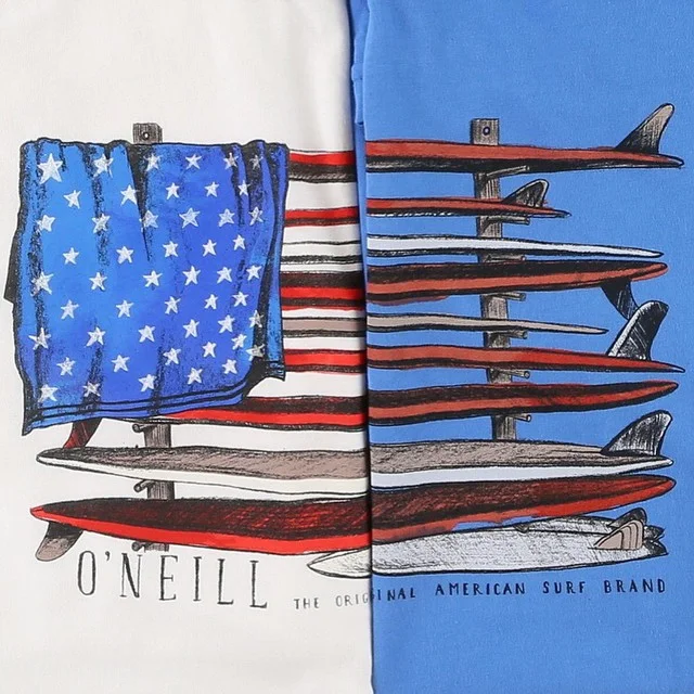 Get some waves on the 4th of July! Have a look at more surf tee designs.