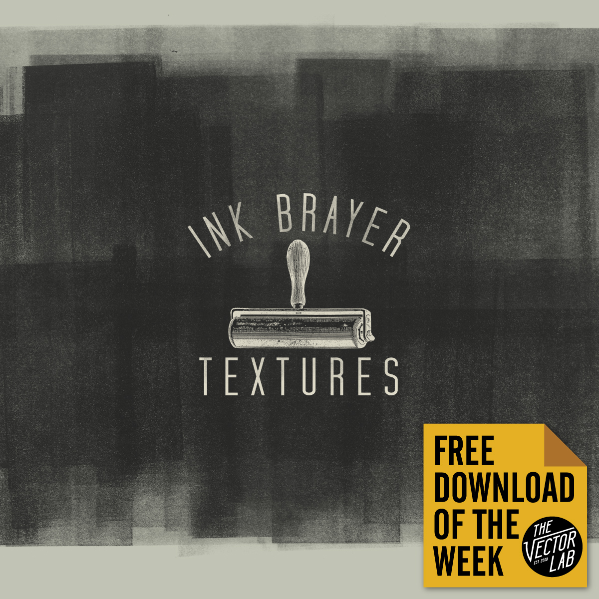 Ink Brayer Textures Ray Dombroski