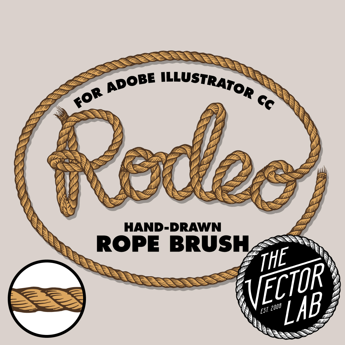 Rodeo Hand Drawn Rope Brush Free Download Ray Dombroski