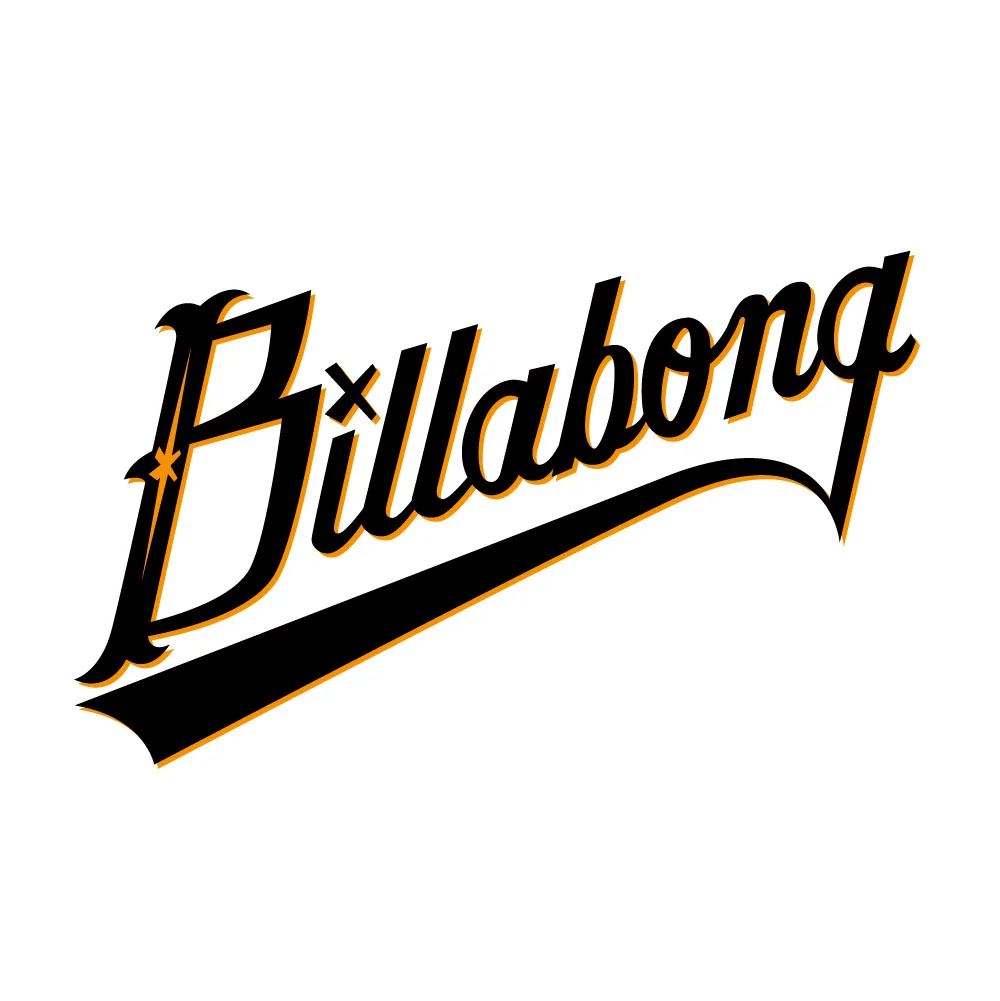 Billabong script lettering