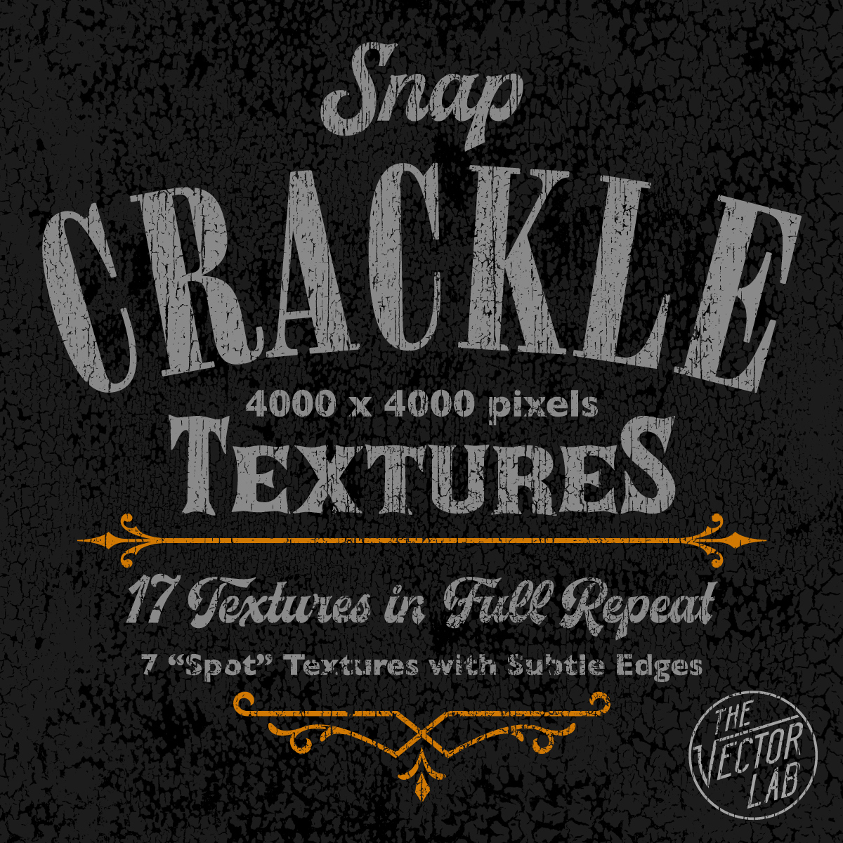 Snap Crackle Textures for Photoshop and Illustrator