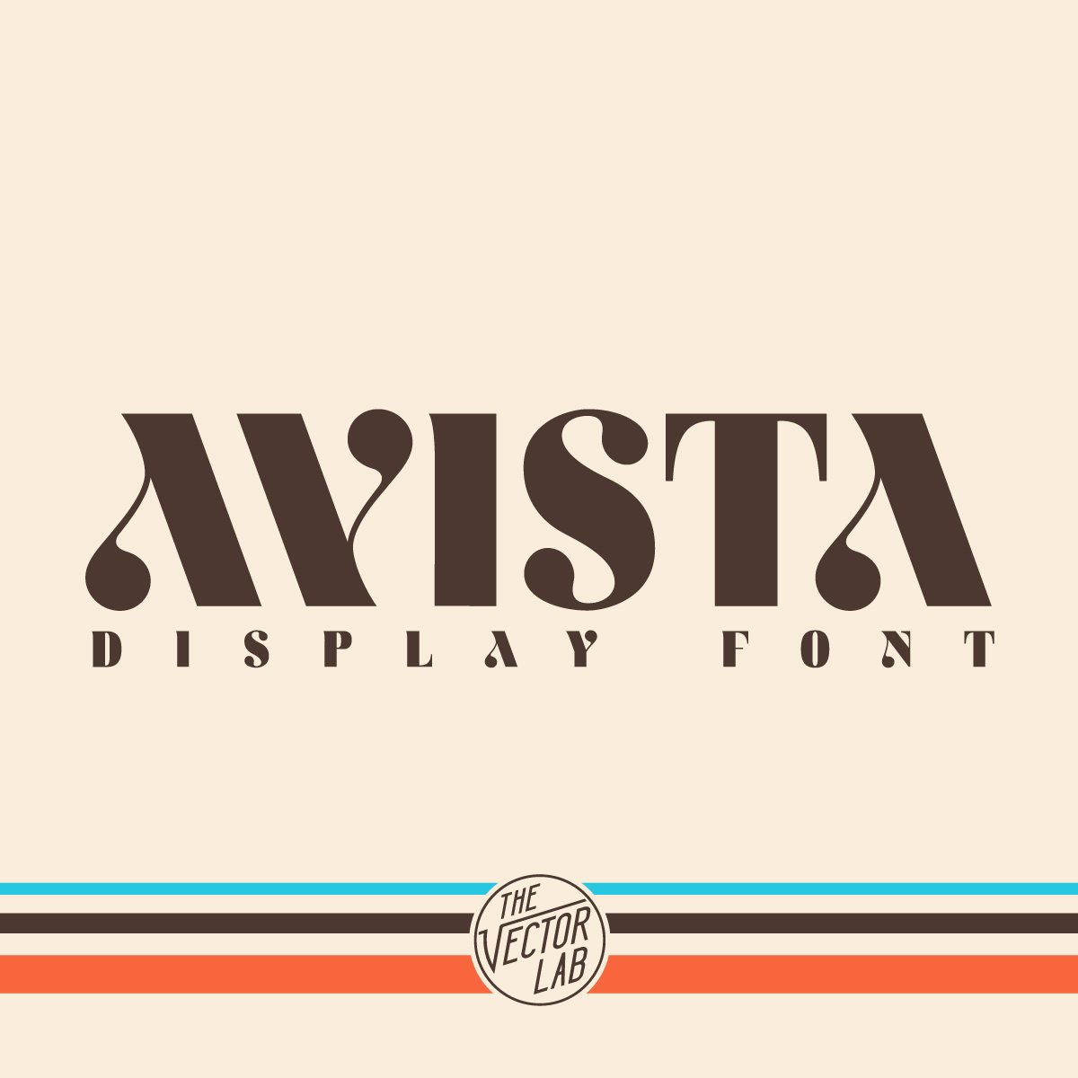 AVISTA font by Ray Dombroski & TheVectorLab