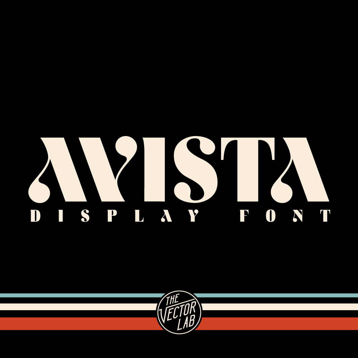 AVISTA font by Ray Dombroski & TheVectorLab