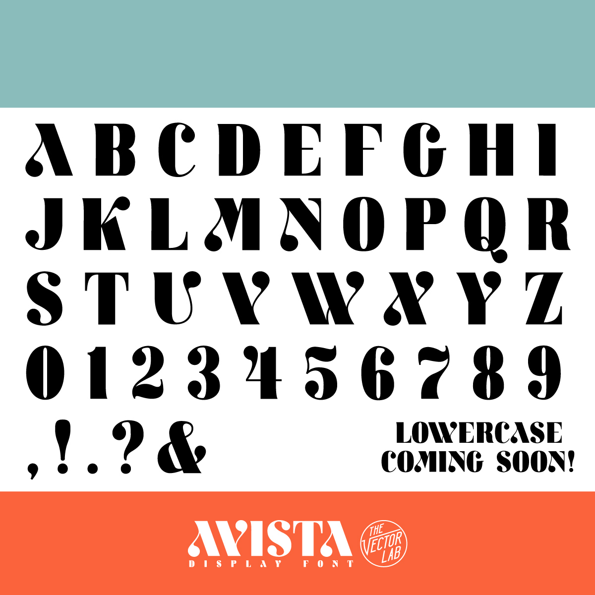 AVISTA font by Ray Dombroski & TheVectorLab