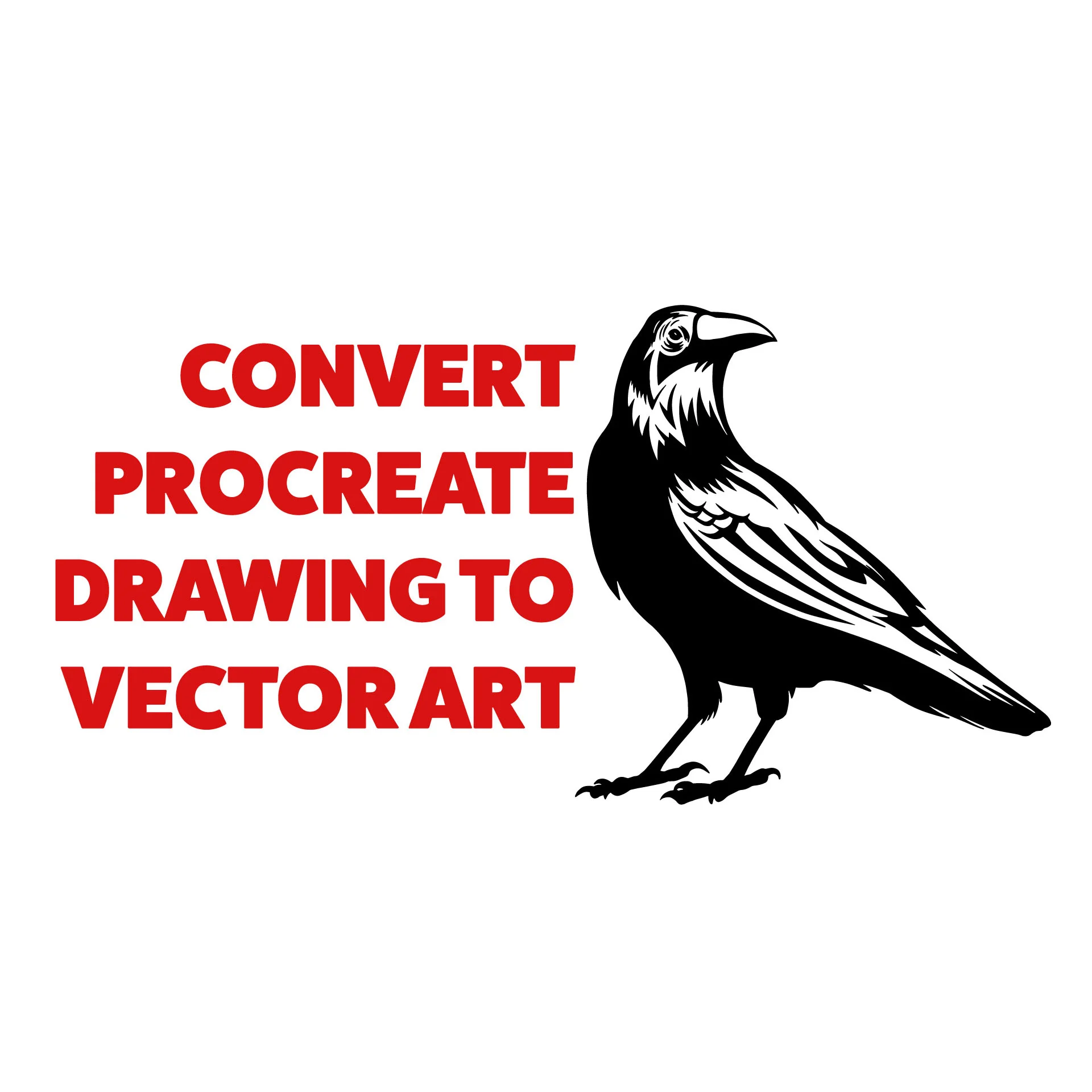 Convert Procreate Drawing to Vector Format