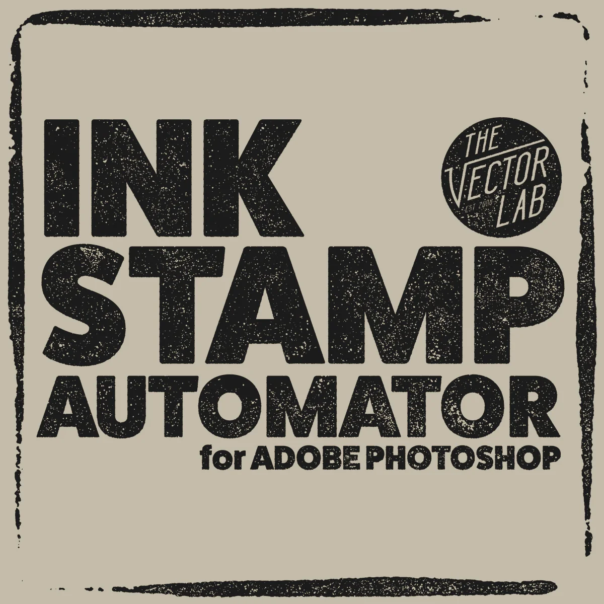 Ink Stamp Automator - Photoshop