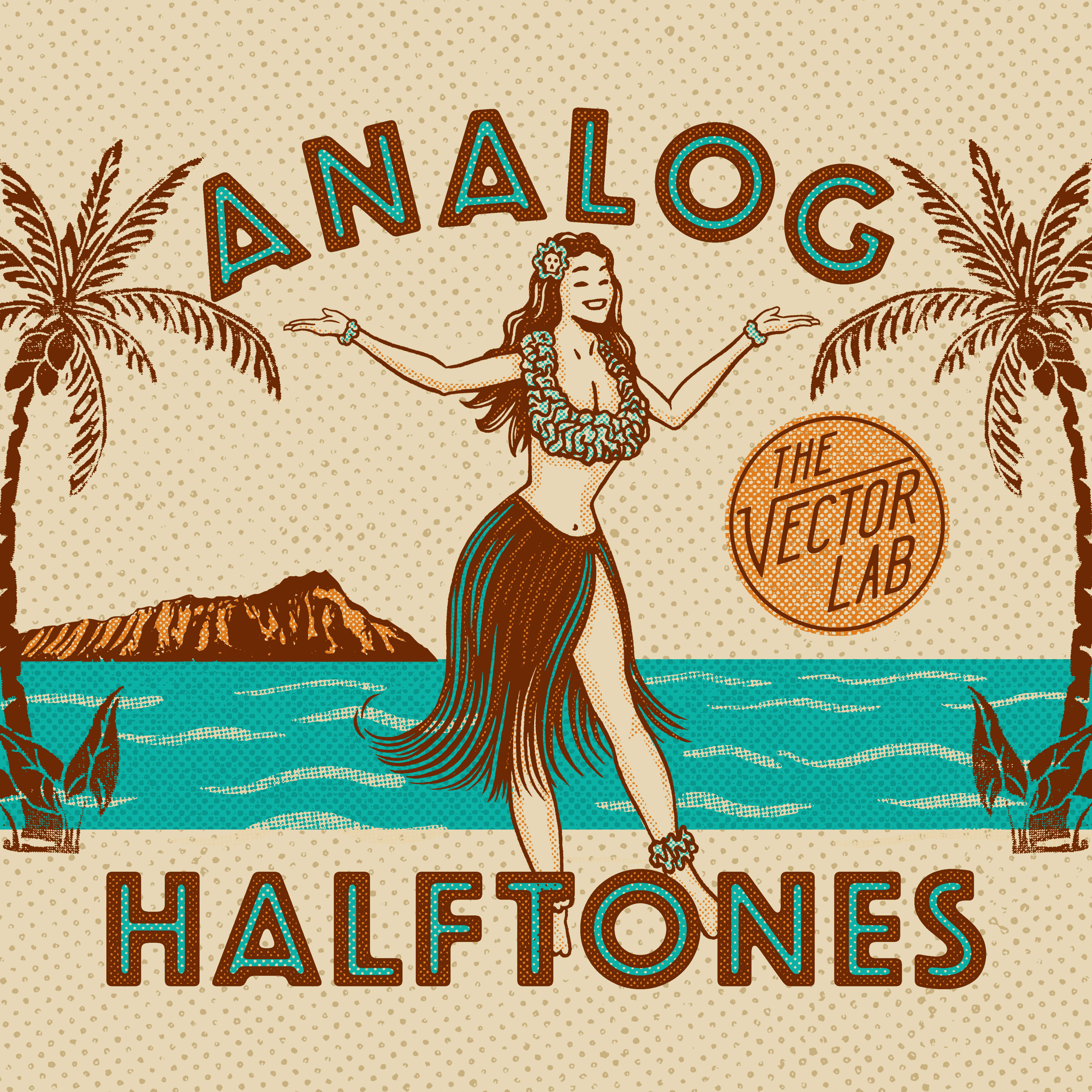 Analog Halftone Textures - Illustrator