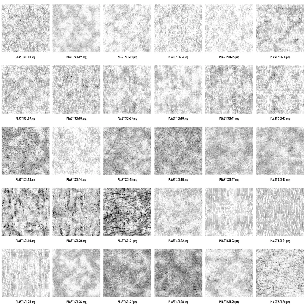 Plastisol Design Plastisol Textures - Illustrator — Ray Dombroski