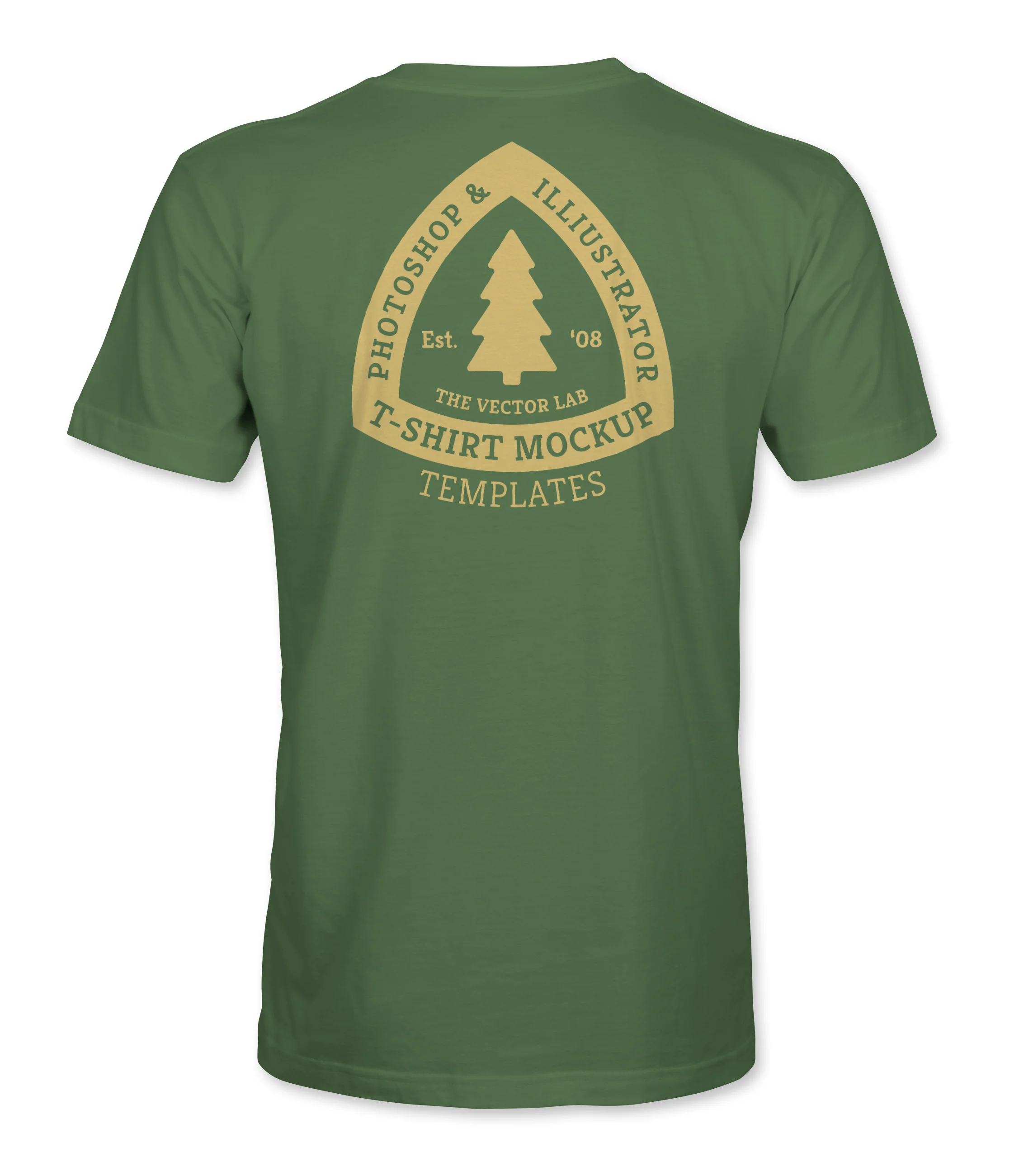 Download Men's T-Shirt Mockup Templates - Illustrator — Ray Dombroski