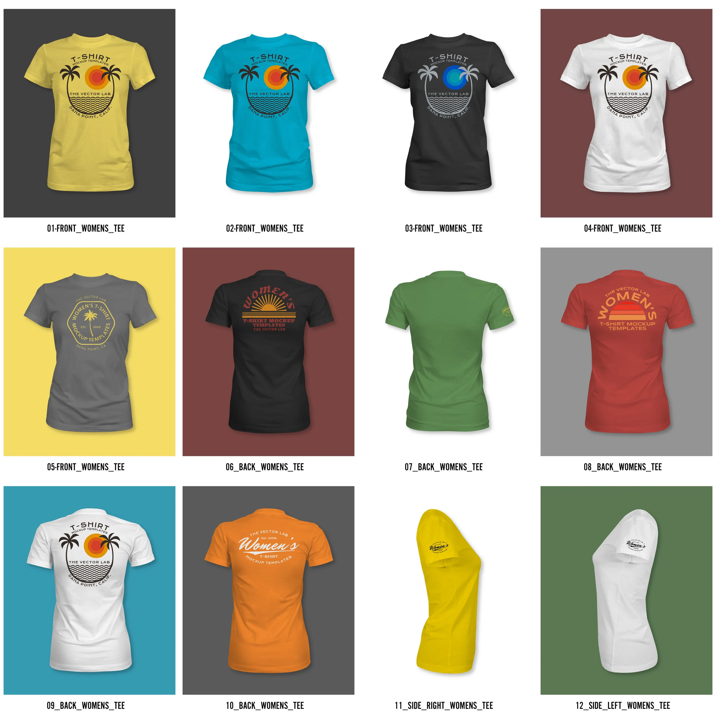 Download Women S T Shirt Mockup Templates Photoshop Ray Dombroski