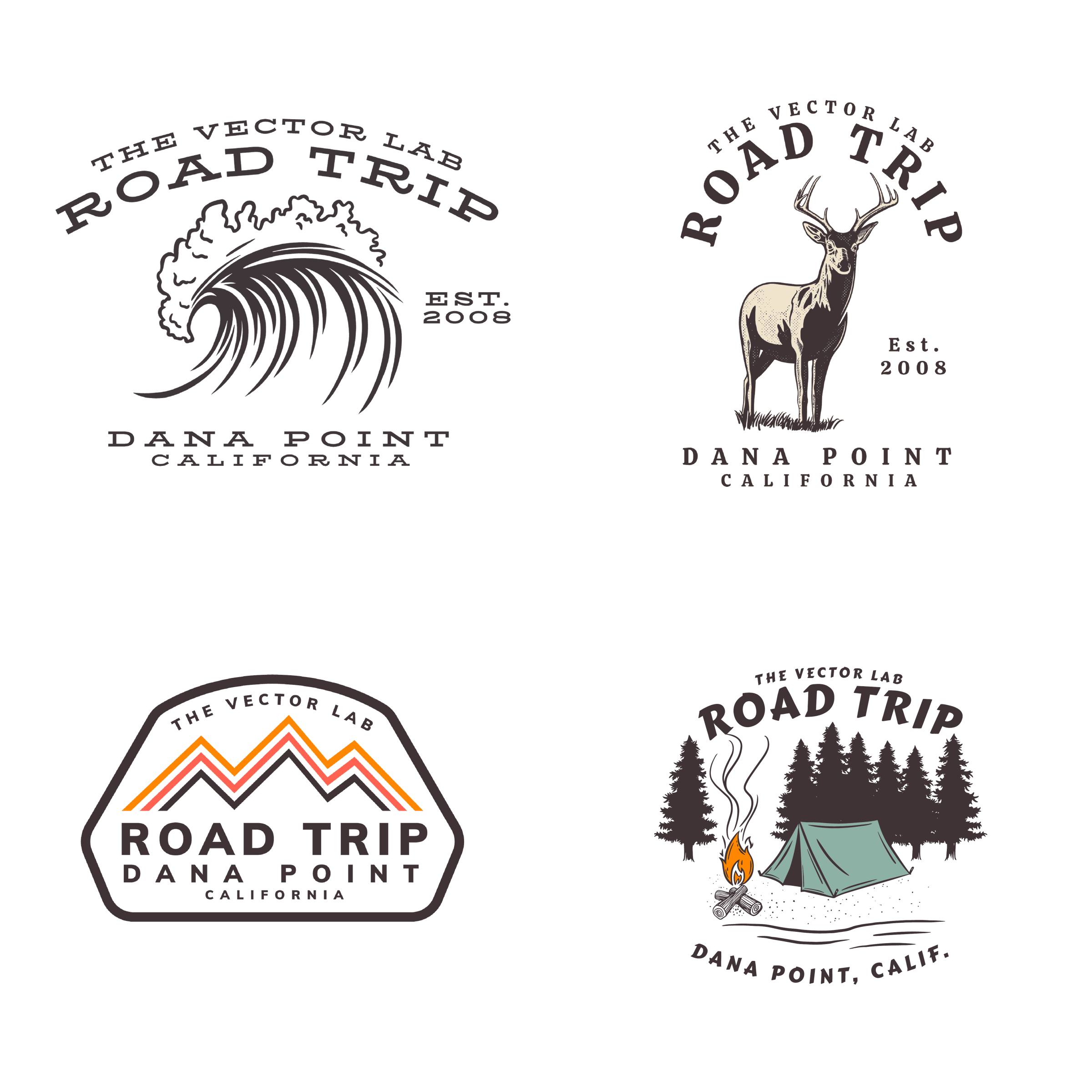 Road Trip - Graphic &amp; Logo Bundle Vol. 3