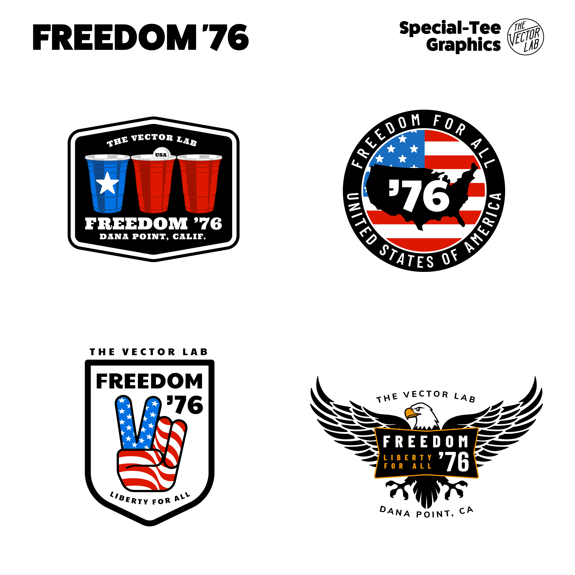 Freedom 76 - USA Graphics