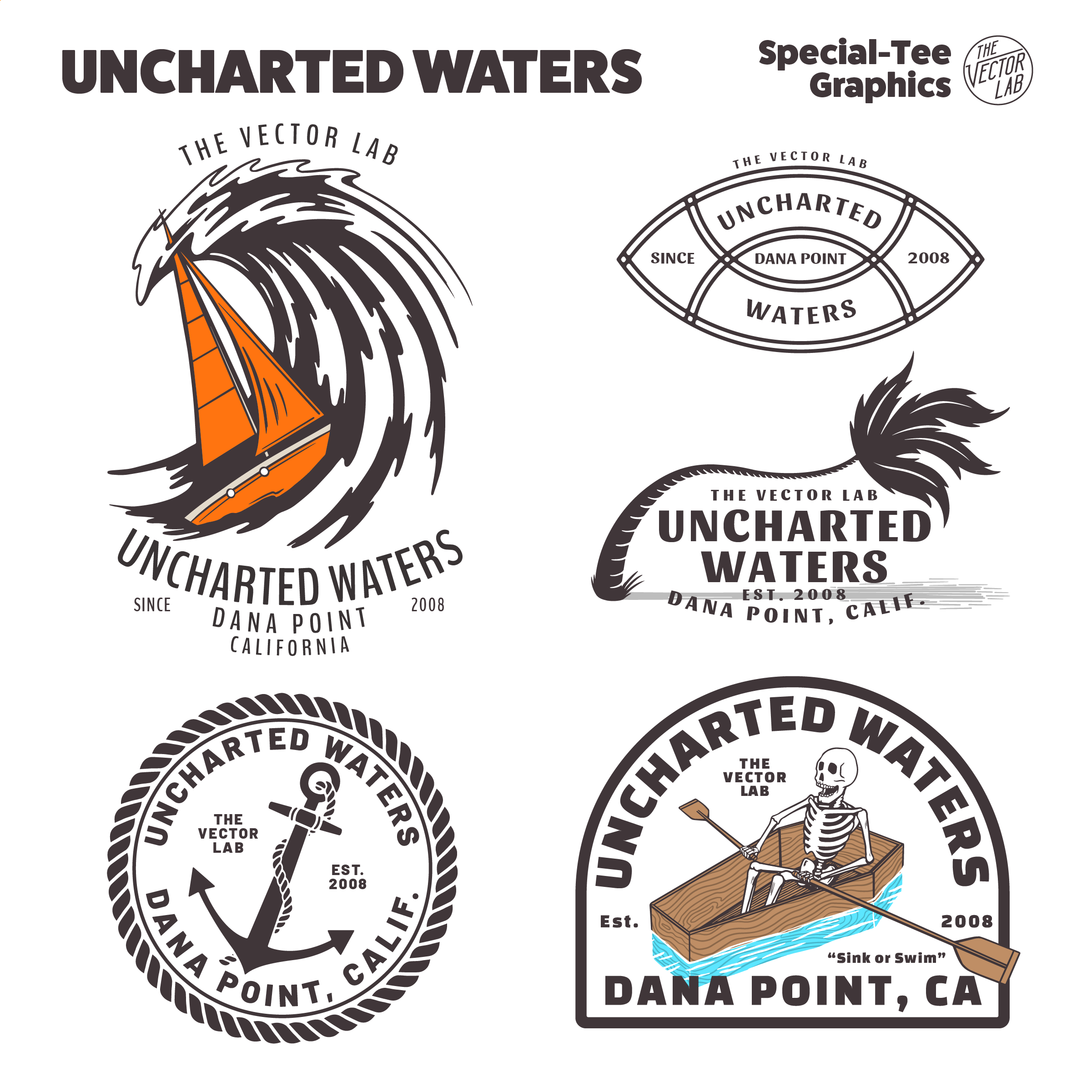 Uncharted Waters - T-Shirt Graphics