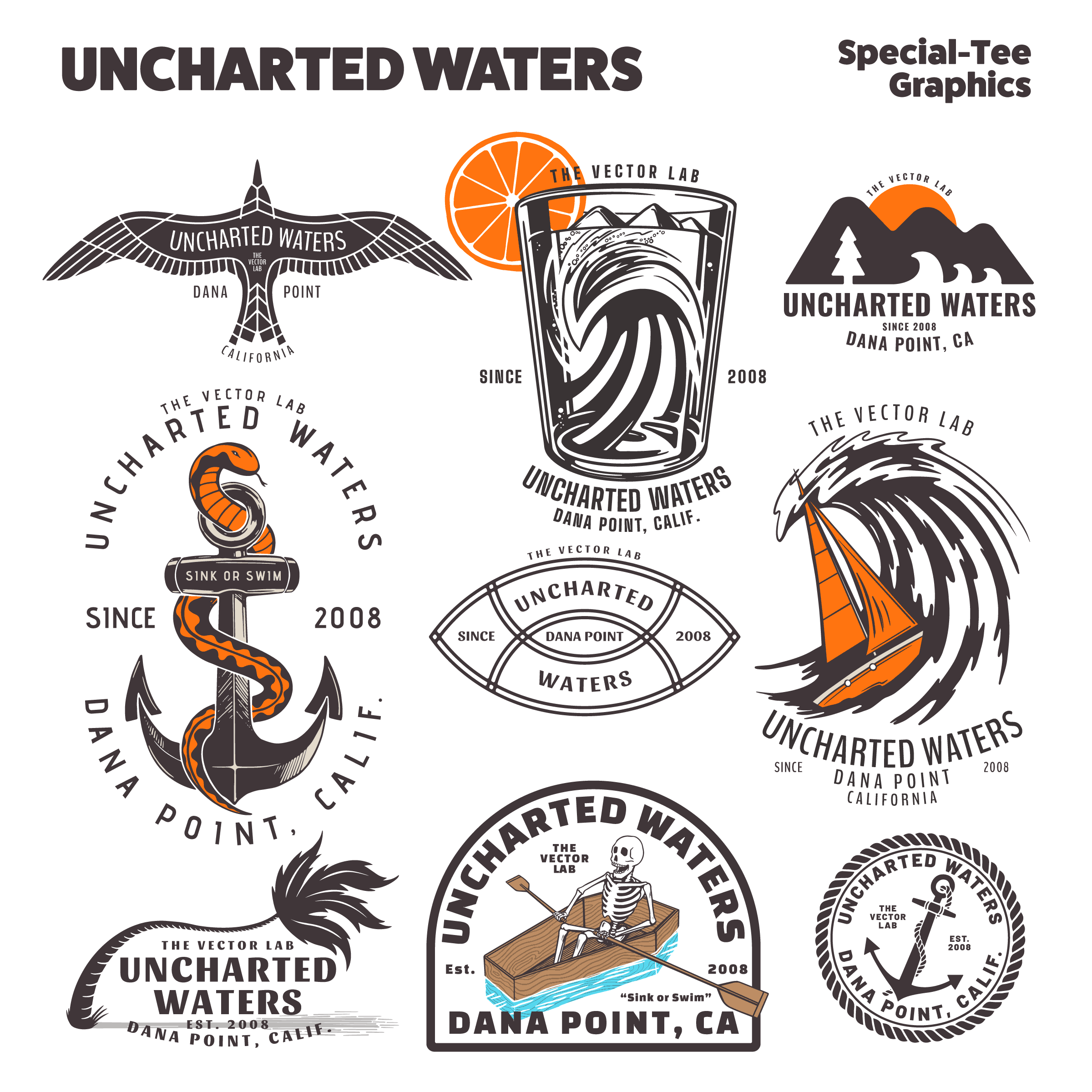 Uncharted Waters - T-Shirt Graphics