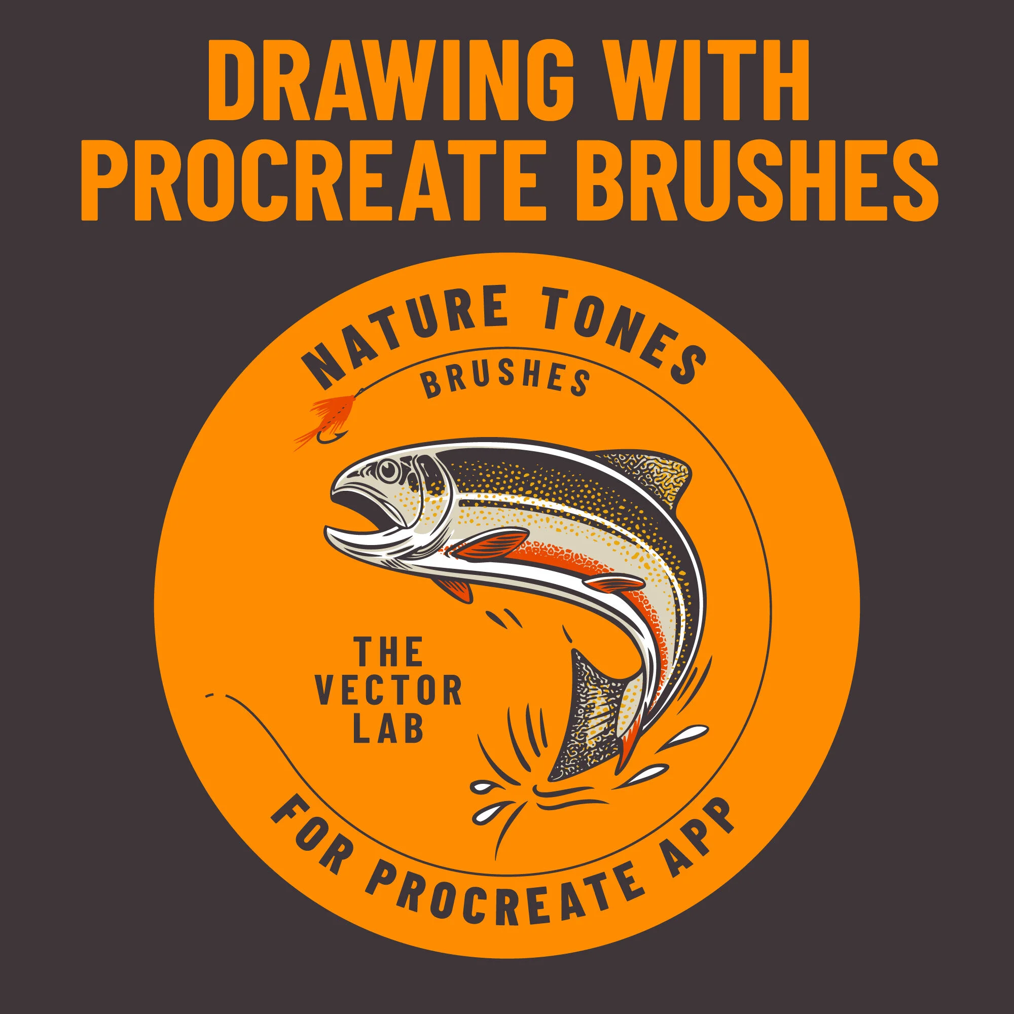 Drawing with Procreate Brush Textures on iPad