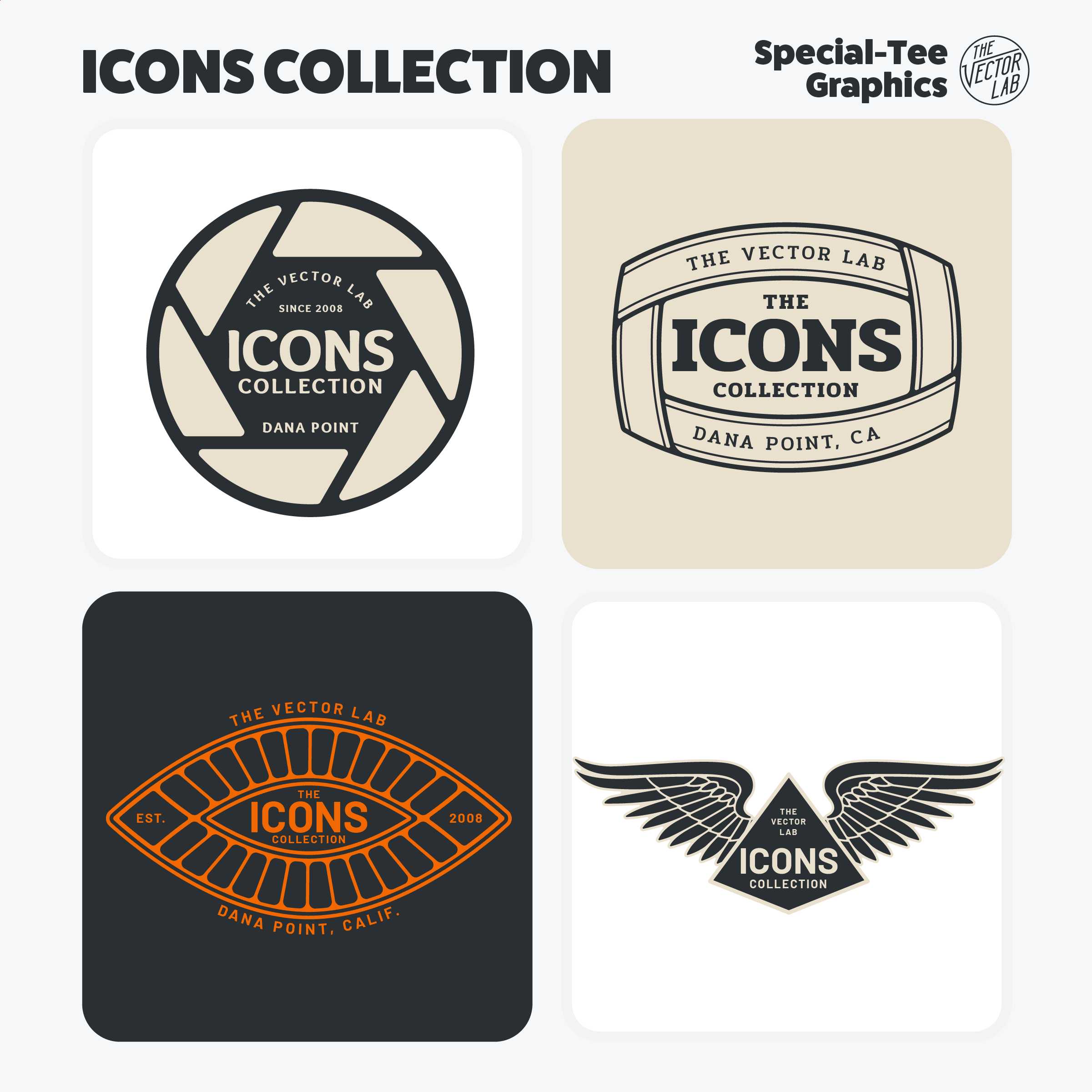 The ICONS Collection of Graphic &amp; Logo Templates