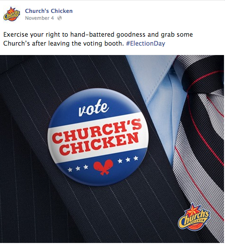 Social Writing for Church's Chicken