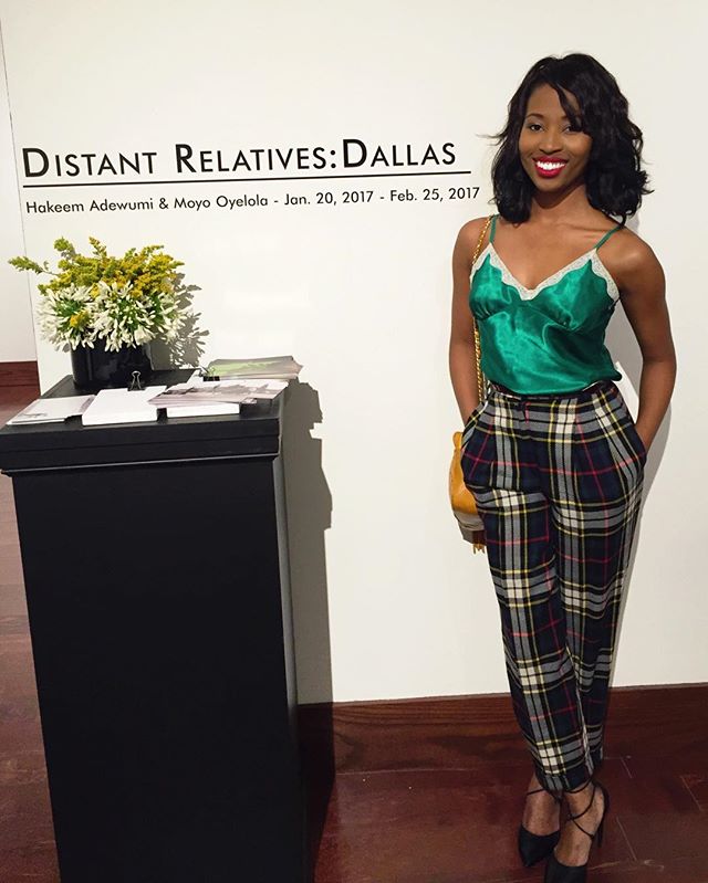 Last night I learned that distant relatives are a lot closer than you think. Congrats on a successful opening night @moyo3k &amp; @hakeemthedreem! #drexhibit
