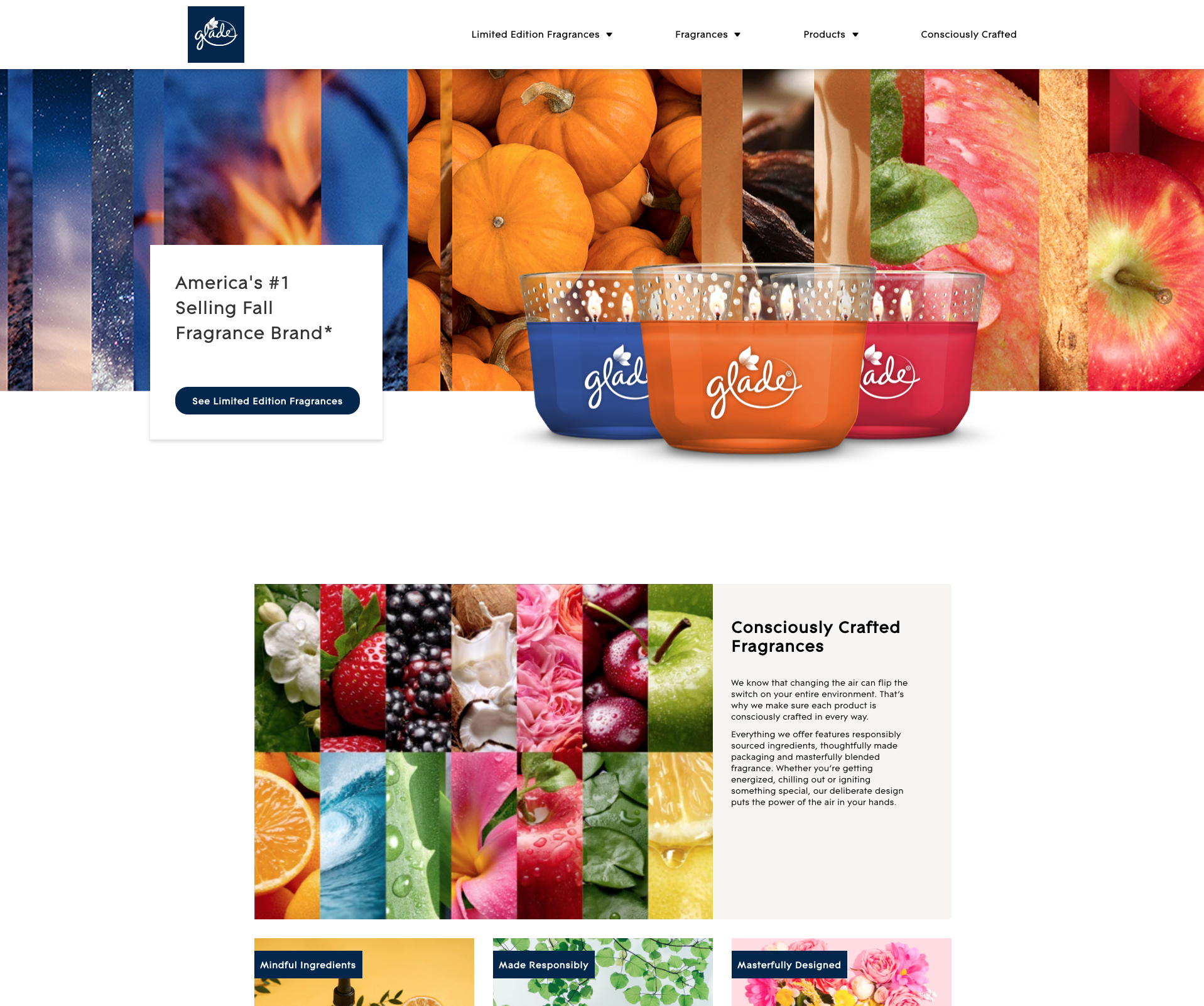 SC Johnson Glade Webpage