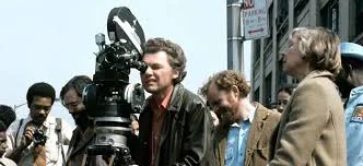 gordon willis trying just a bit harder on the set of the godfather.