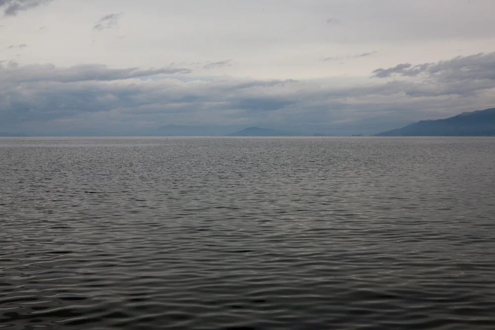 Pogradec, Ohrid Lake, the view from Tushemisht © alketa misja photography