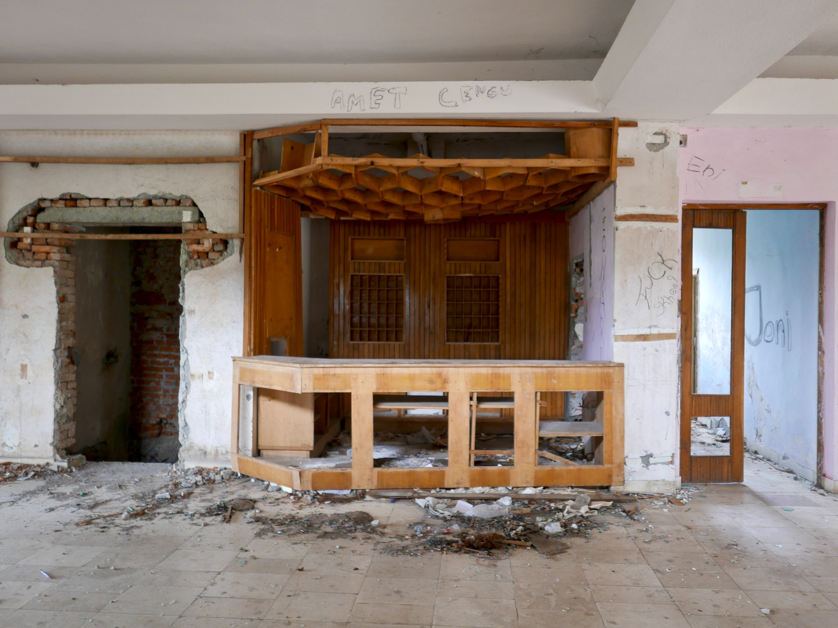 ©alketa misja photography, Reception desk Old Hotel, ,Kukës Albania 2015