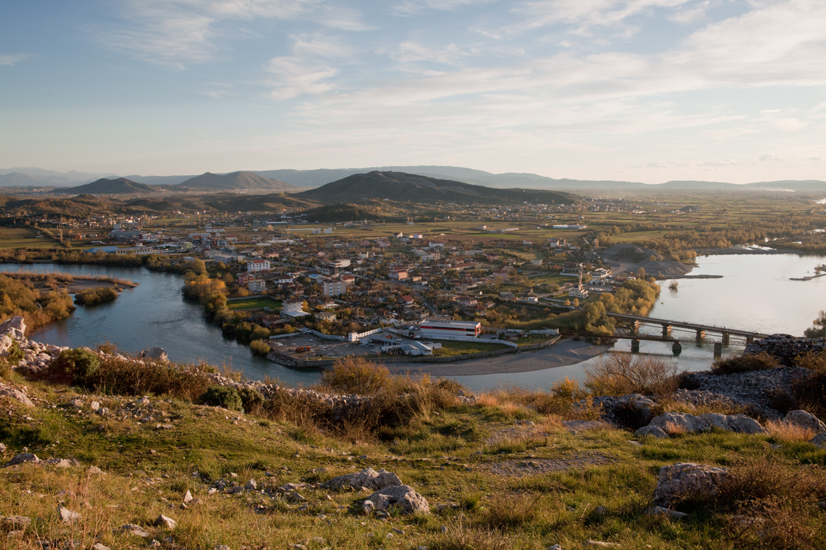 the View from Rozafa Castle, Shkodra ©alketamisja photography, november 2015